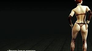 Metro Last Light: Intense Striptease Featuring Big Tits Redhead Whore