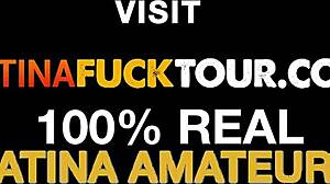 Pale Colombian teen stretched and stuffed in homemade sex tape 😍