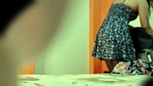 Is my stepsister Miranda getting naked under that skirt?