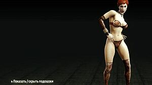 Metro Last Light: Intense Striptease Featuring Big Tits Redhead Whore