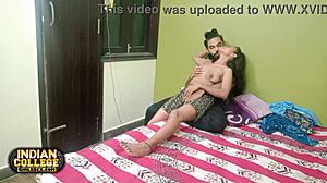 Wow! Juicy Skinny Desi Girlfriend Fucked By Indian Hunk!