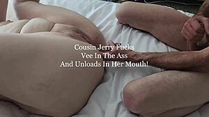 Can Step Cousin Jerry Handle Vee's Tight Ass Before Unloading?
