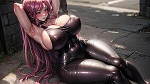 ai generated model girl big-tits ai art 124