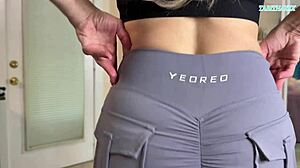 Sexy Milf Gym Workout Clothes Try On Haul - Sfw - Tabithaxxx