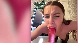 webcam girl vikusik22a delivers blowjob, ass fuck, and intense anal fisting in close-up homemade session