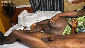 Horny sneaky big tits sister-in-law from asaba fucks bbc in homemade riding session