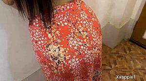 Friends wife has pretty boobs, yet i fuck her doggystyle standing