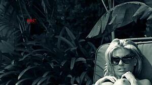 Aubrey Adams Rubs and Fucks in Sunny Outdoors