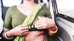 beautiful indian maid car ride telugu conversations