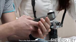 nerdy playgirl gets impaled on strapon