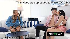 jasmine daze and angel gostosa fuck neighbor together