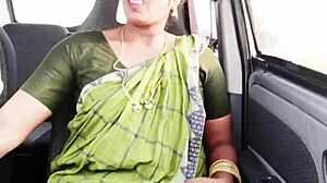 beautiful indian maid car ride telugu conversations