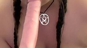 kandy kane the bbw housewife deepthroats and gets homemade blowjob.