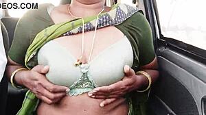 beautiful indian maid car ride telugu conversations