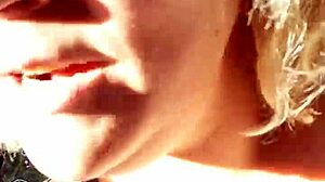 handjob tribute in car with cumshot