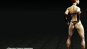 Metro Last Light: Intense Striptease Featuring Big Tits Redhead Whore