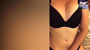 Hot stranger brunette watches me stroking on cam 1