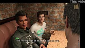 Erotic brunette ass game leap of faith