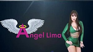 Peruvian milf Angel Lima masturbates outdoors in shopping mall with anal plug