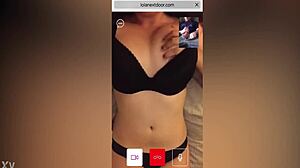 Hot stranger brunette watches me stroking on cam 1