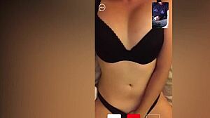 Hot stranger brunette watches me stroking on cam 1