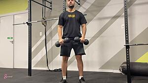 Personal trainer fucked me in the gym bathroom