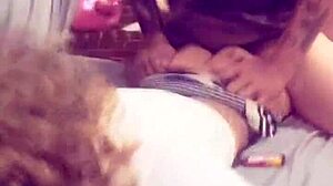 Cheating wife milf gets bred during selfie snapchat session