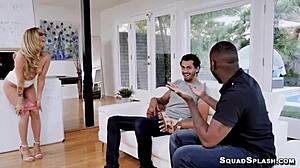 karla kush enjoys two massive black cocks