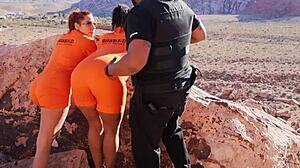 Officer gets inmates to suck his dick