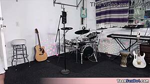 Korean teen idols get fucked by the music producer for their video