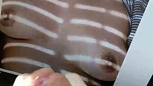 handjob tribute in car with cumshot