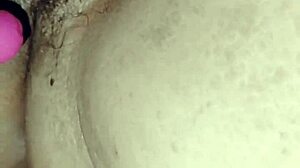 Perra madura masturbates with her consolador, teasing pleasure.