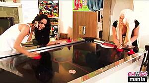 Lesbian x games nikki phoenix engages in sensual pussy licking