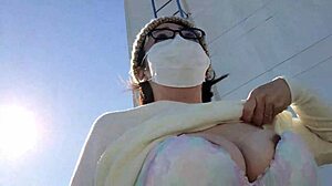 Married Woman Excited by Outdoor Masturbation in Full Video