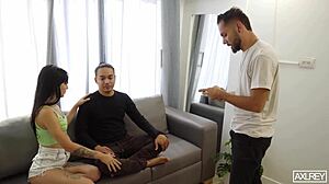 Wife Offers Body to Pay Rent While Husband Watches