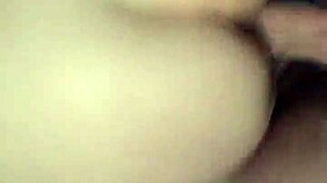 Quick doggystyle fuck of sexy tight blonde with my nice uncut cock