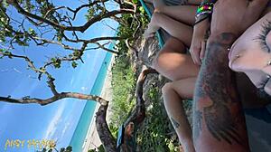 Beach Public Fingering Action