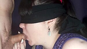 Watch this wife give a deep blowjob and swallow every drop of cum!