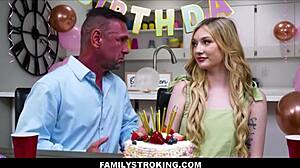 Familystroking - Small 18+ Tits Virgin Teen 18+ Stepdaughter Cums For Stepdad - Daisy Lavoy Peter Fitzwell