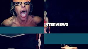 Gorgeous Brunette Deepthroats Dicks At Gloryhole!