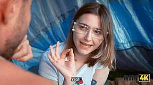 Rim4k a shy couple tried rimming and hard anal sex for the first time