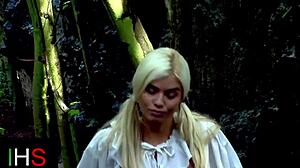 Fantastic outdoor threesome