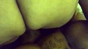 Thick Latina wife intensely face-riding her husband's big cock.