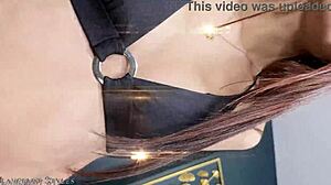 Sexy skinny Isabella Bell experiences first double penetration destroying her gape hole