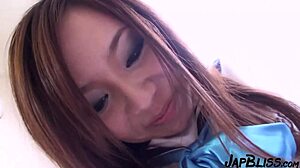 Cute Japanese college student wants the academic scholarship