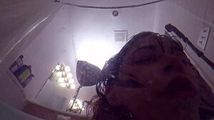 Candy Cruise bathtub POV blowjob with deepthroat gagging