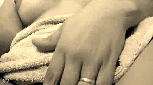 Latina wife enjoys group watching her pussy in swingers fun