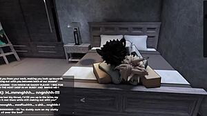 roblox femboy begging for more in game