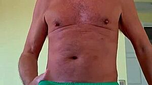 Soft shorts feel good on fat boner, let fly