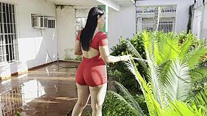 Look At Those Huge Ass Cheeks On My Stepmom!